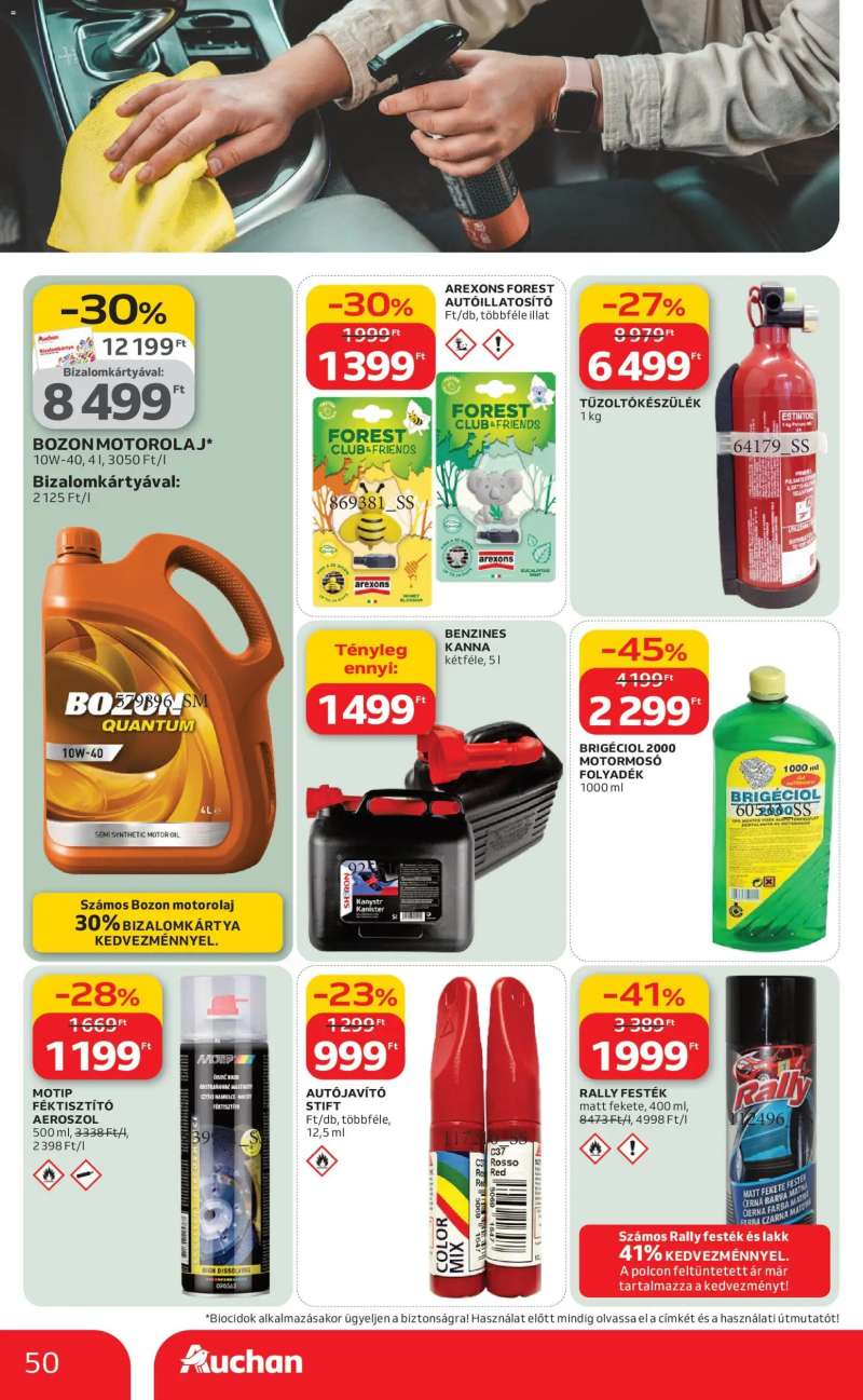 Auchan Akciós újság Auchan 50 oldal