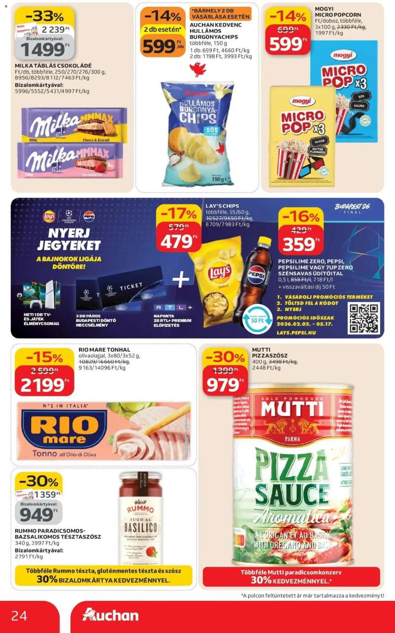 Auchan Auchan újság érvényessége 02.25.-ig 24 oldal