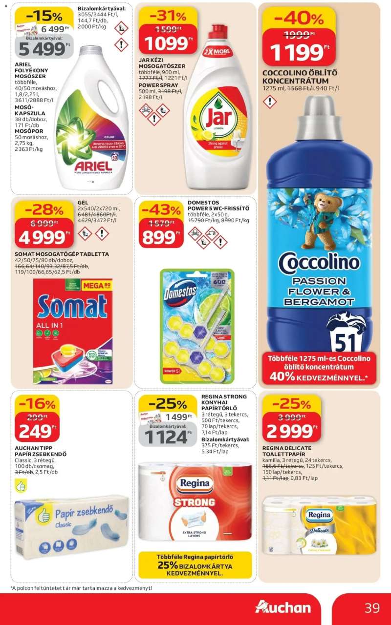 Auchan Auchan újság érvényessége 02.25.-ig 39 oldal