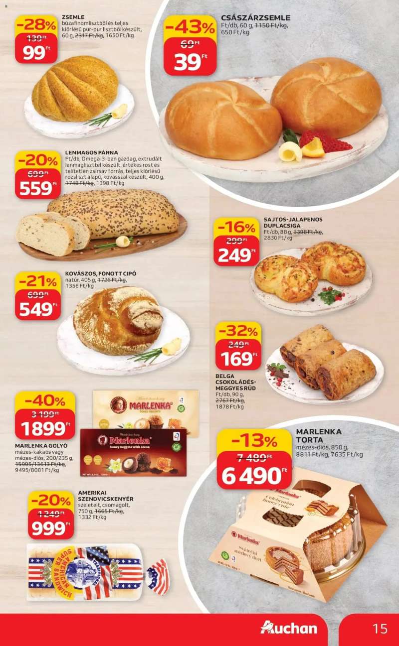 Auchan Budapest Akciós újság Auchan 15 oldal