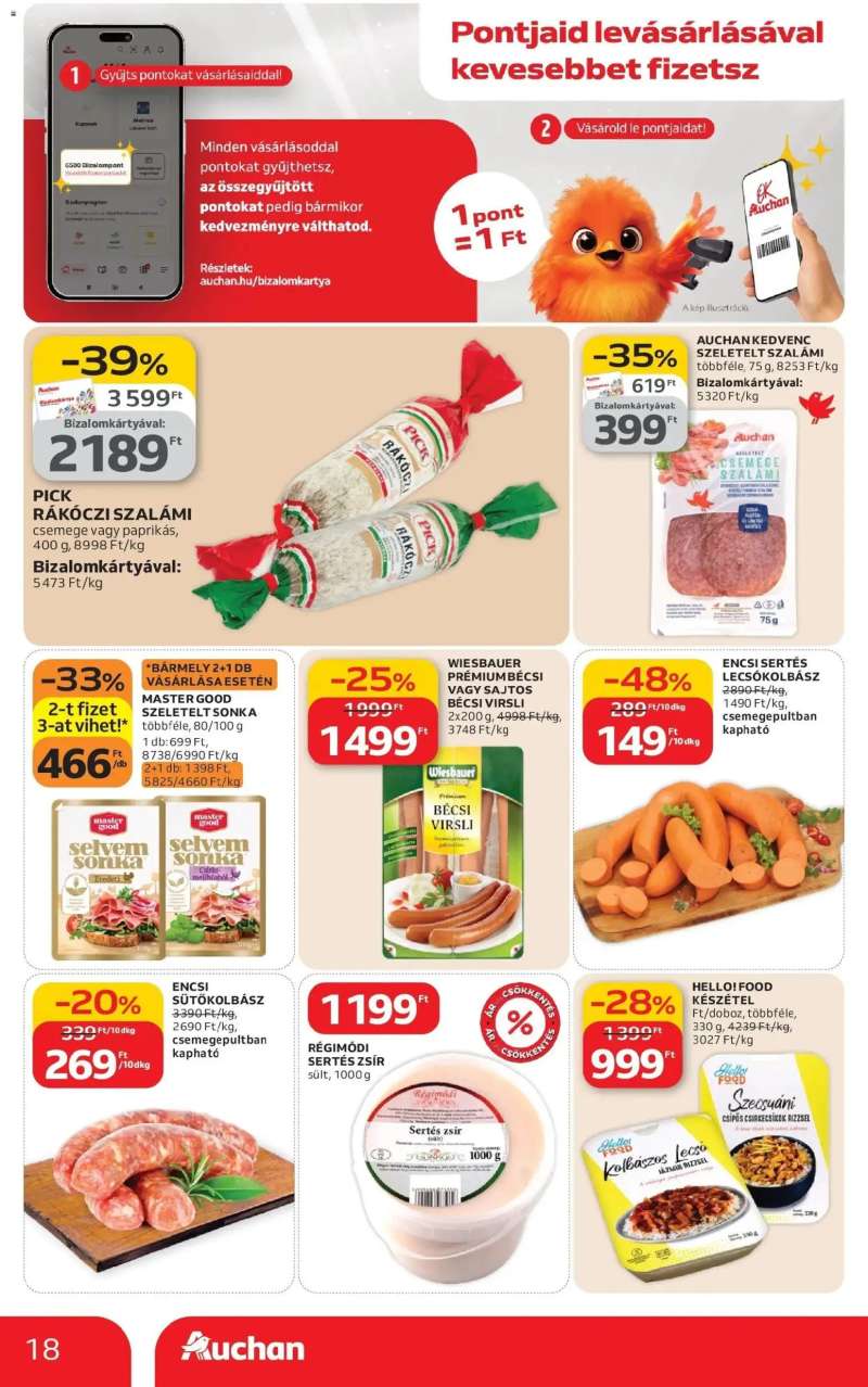 Auchan Budapest Akciós újság Auchan 18 oldal