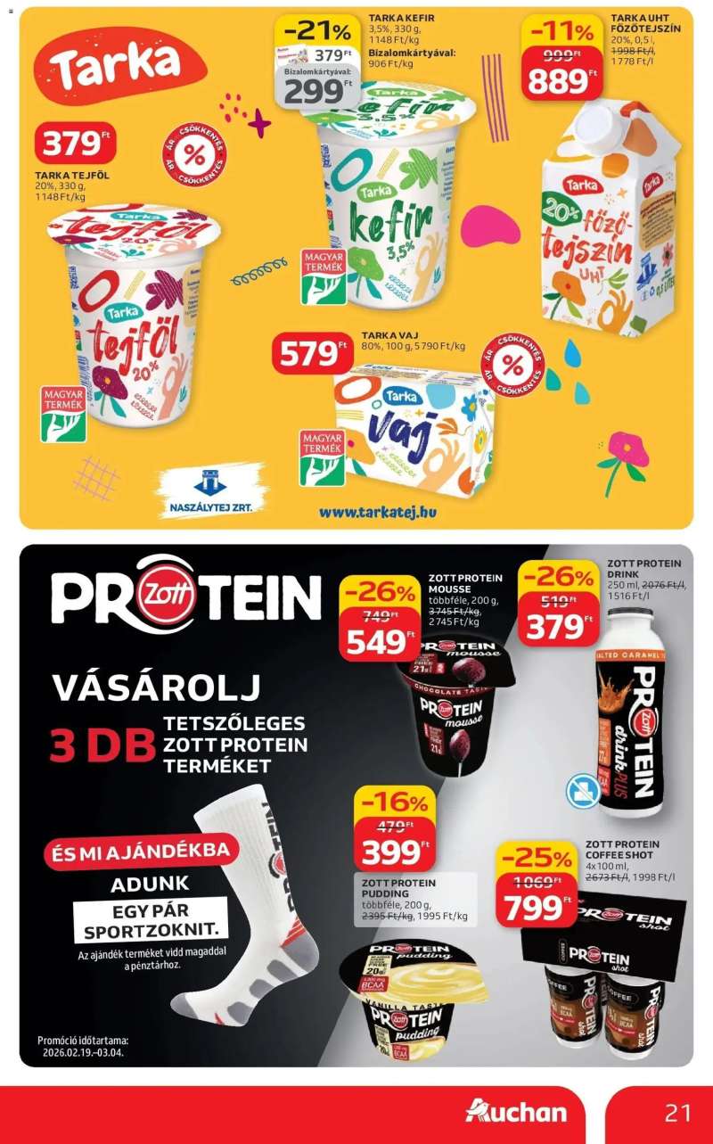 Auchan Budapest Akciós újság Auchan 21 oldal