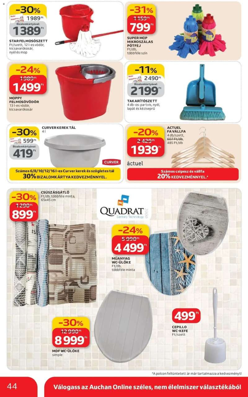 Auchan Budapest Akciós újság Auchan 44 oldal