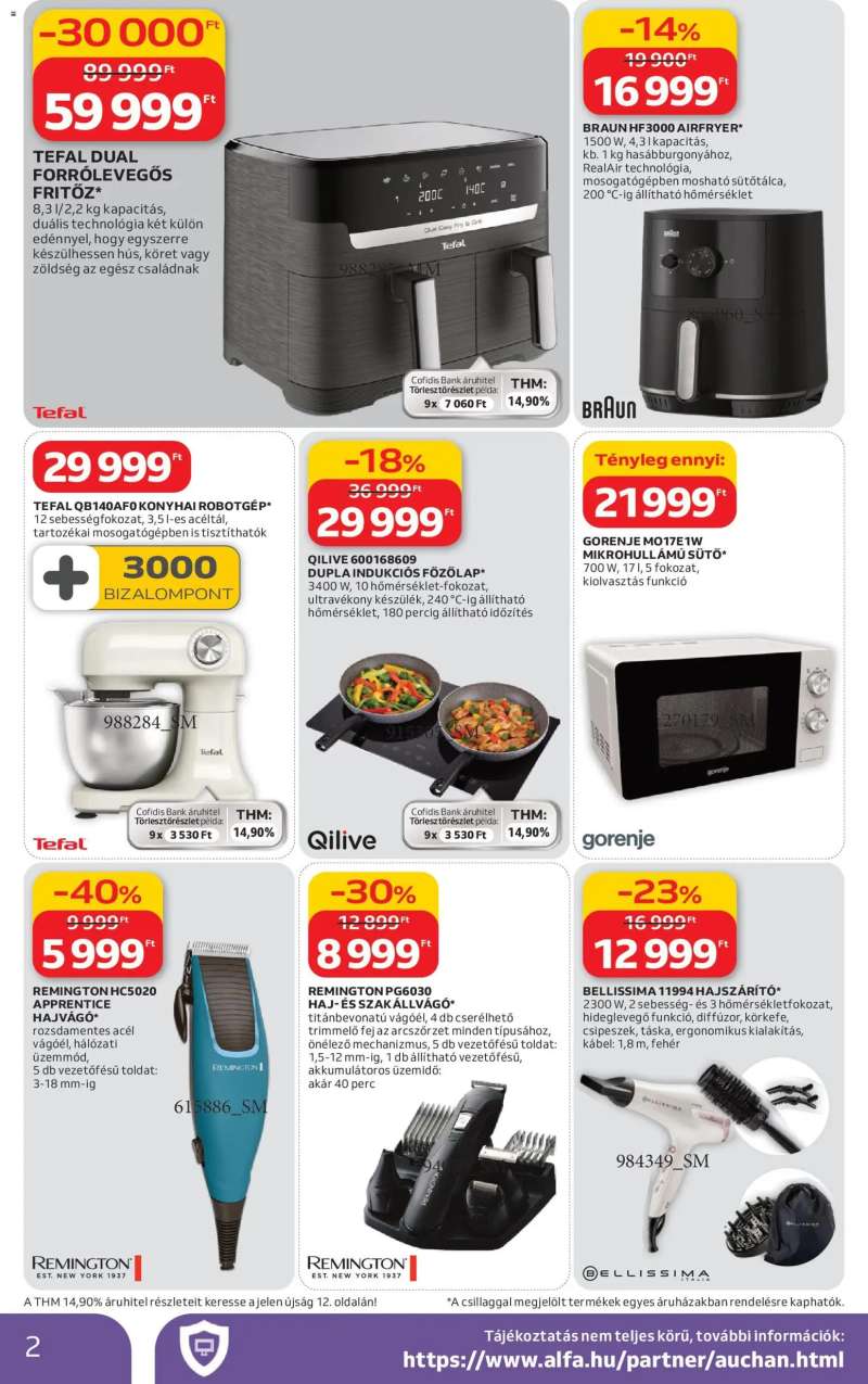 Auchan Elektronikai ajánlataink 2 oldal