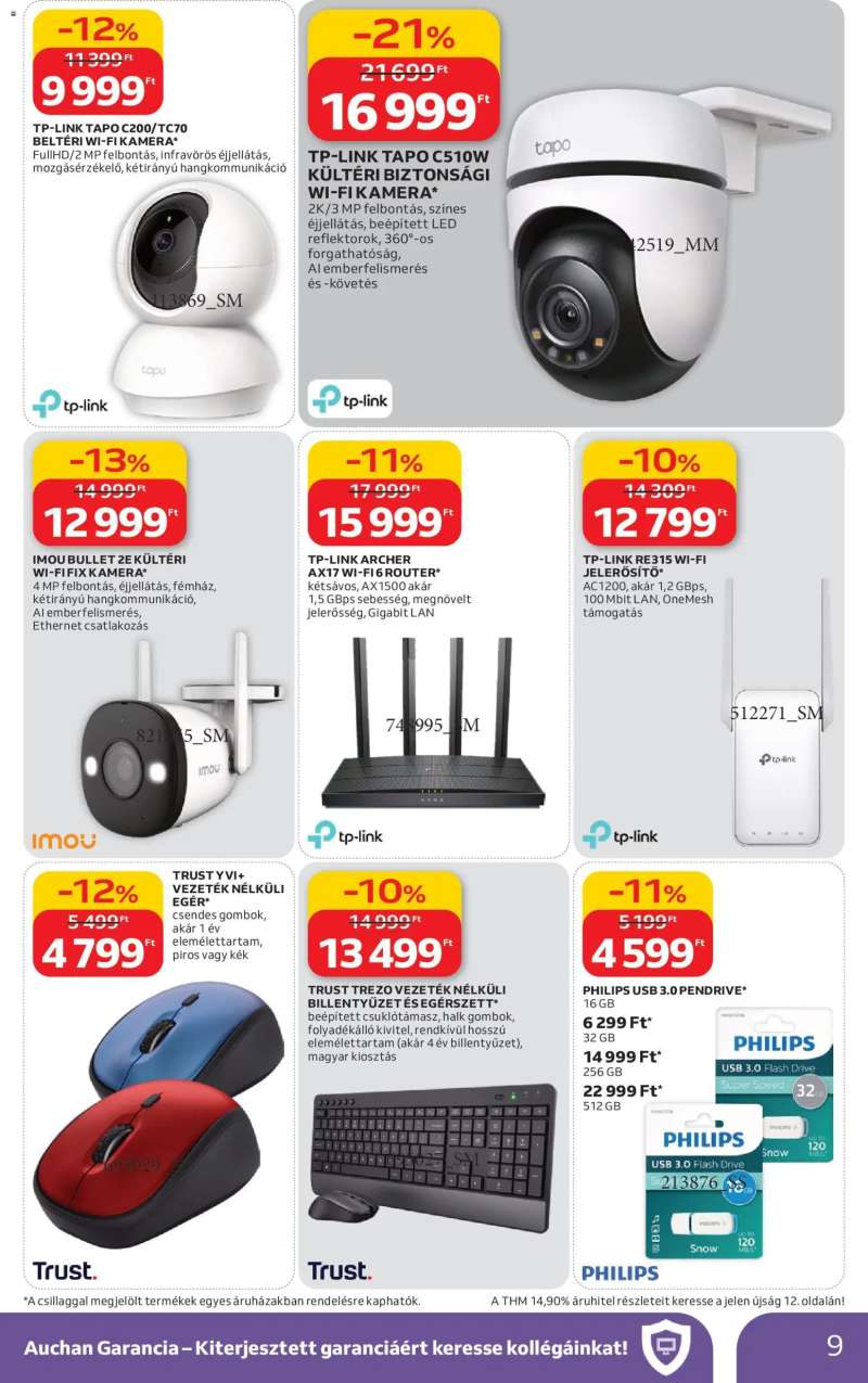 Auchan Elektronikai ajánlataink 9 oldal