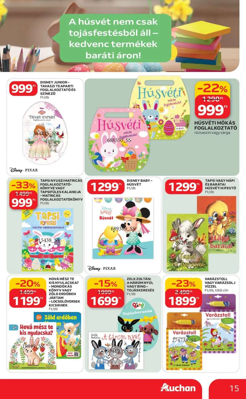 Auchan Húsvéti ajánlataink 15 oldal