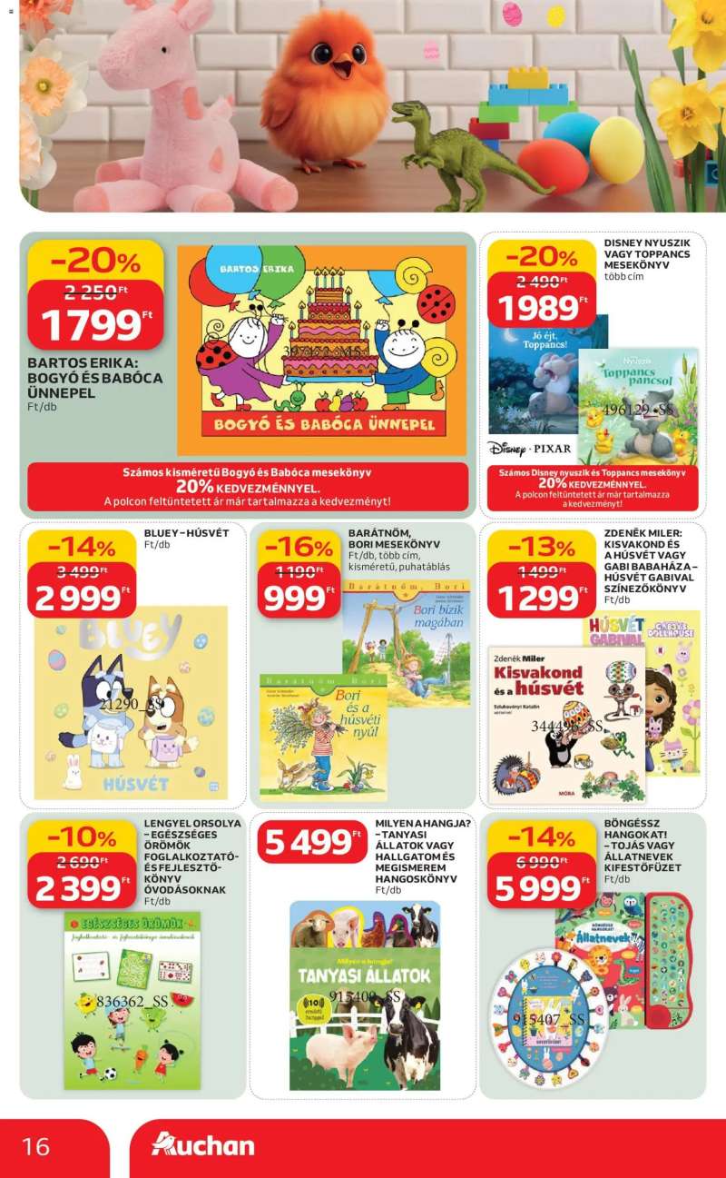 Auchan Húsvéti ajánlataink 16 oldal