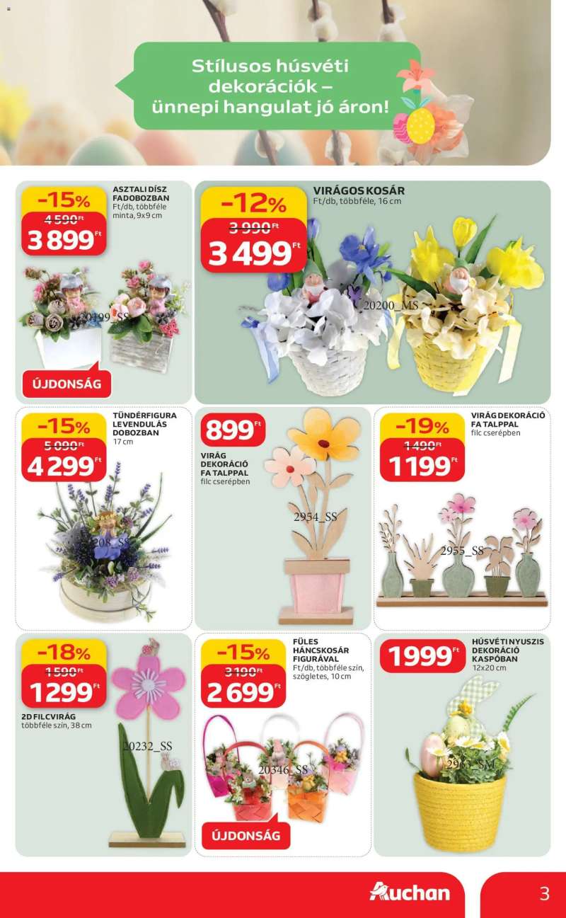 Auchan Húsvéti ajánlataink 3 oldal