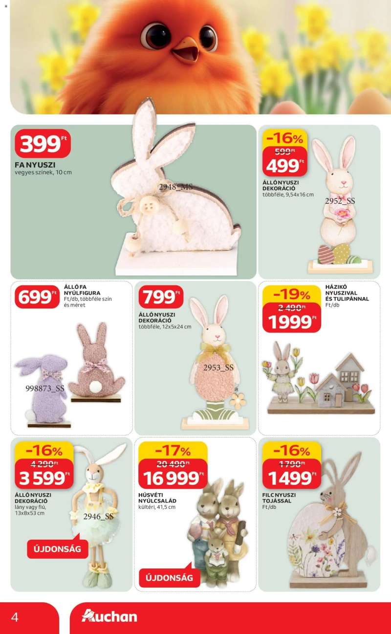 Auchan Húsvéti ajánlataink 4 oldal