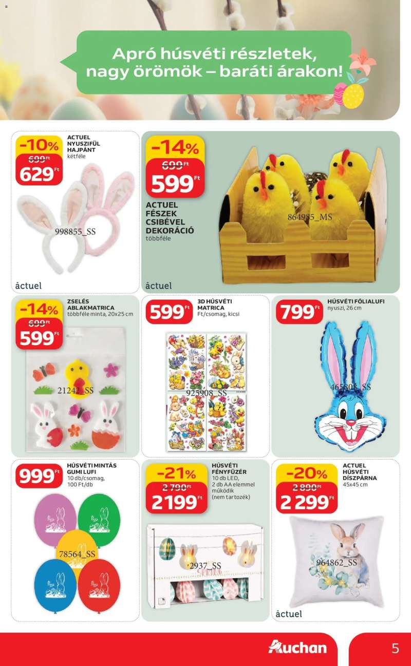 Auchan Húsvéti ajánlataink 5 oldal