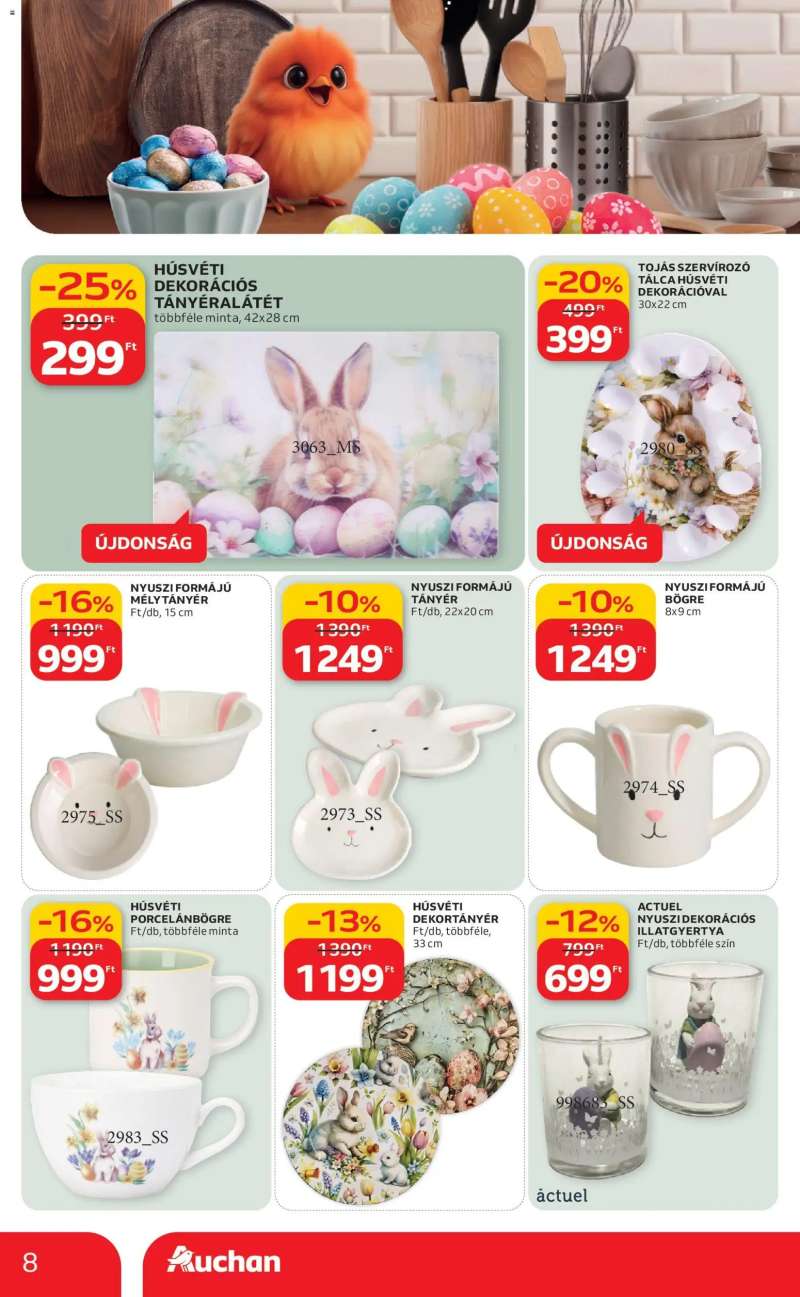 Auchan Húsvéti ajánlataink 8 oldal