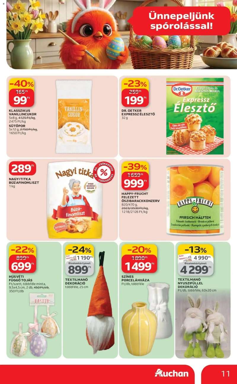 Auchan Auchan újság érvényessége 03.04.-ig 11 oldal