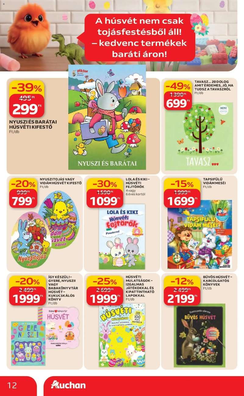Auchan Auchan újság érvényessége 03.04.-ig 12 oldal