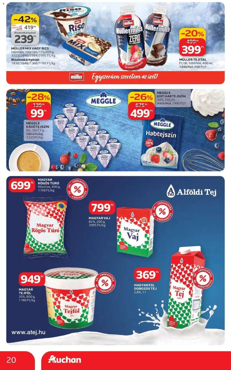 Auchan Auchan újság érvényessége 03.04.-ig 20 oldal