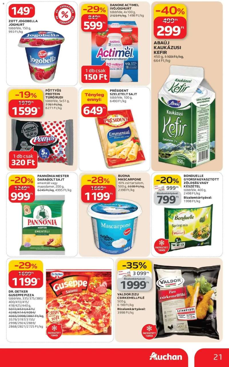 Auchan Auchan újság érvényessége 03.04.-ig 21 oldal