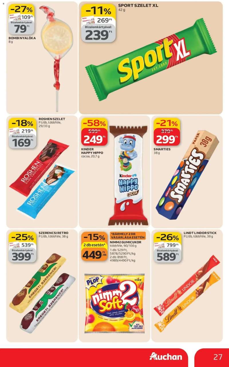 Auchan Auchan újság érvényessége 03.04.-ig 27 oldal