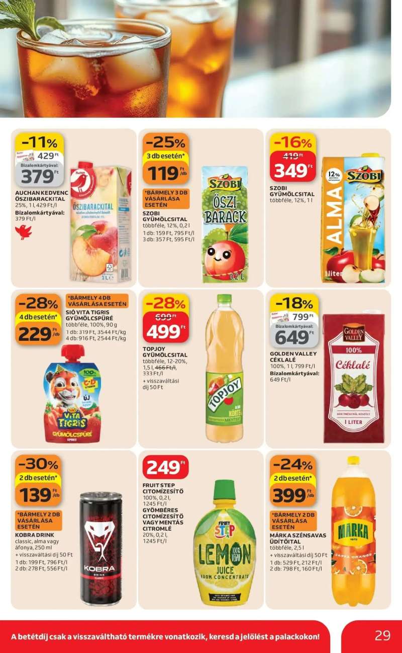Auchan Auchan újság érvényessége 03.04.-ig 29 oldal