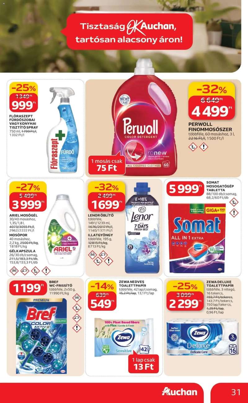 Auchan Auchan újság érvényessége 03.04.-ig 31 oldal