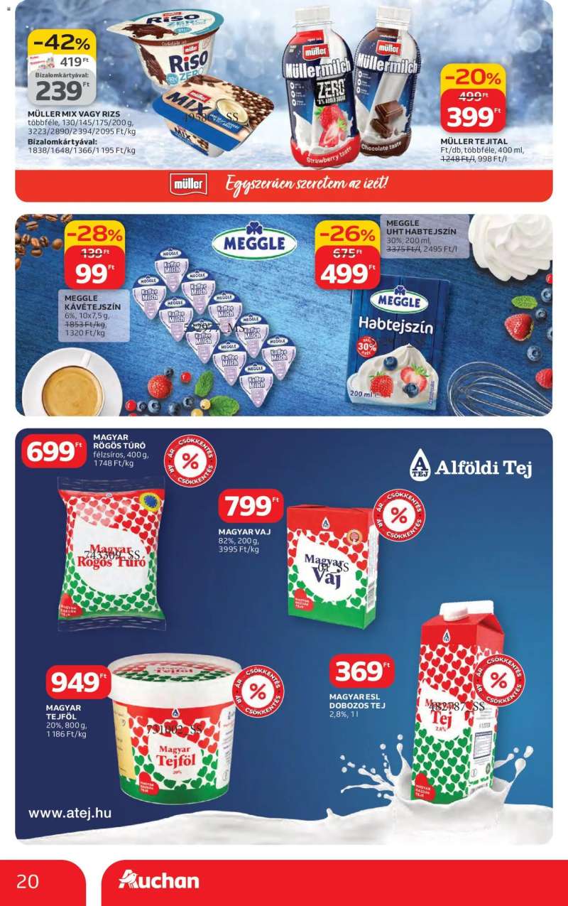 Auchan Akciós újság Auchan 20 oldal