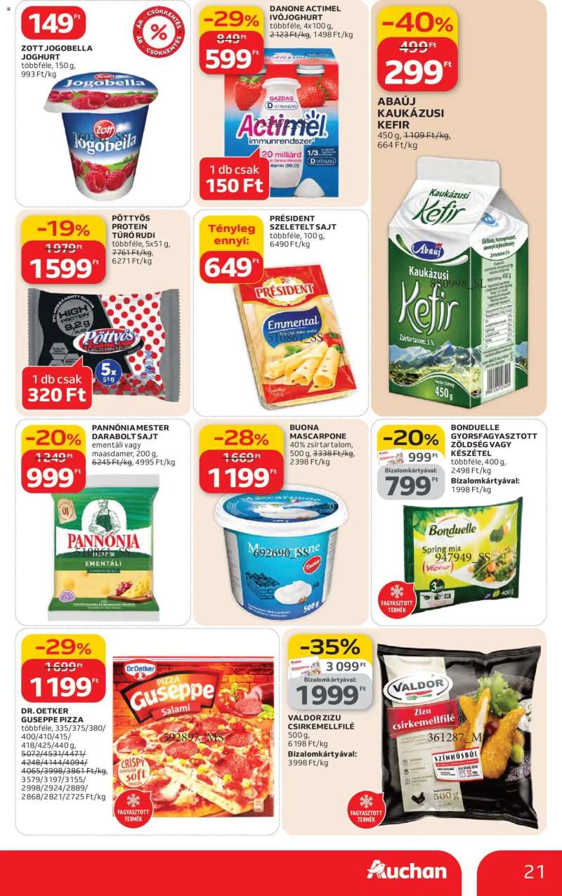 Auchan Akciós újság Auchan 21 oldal