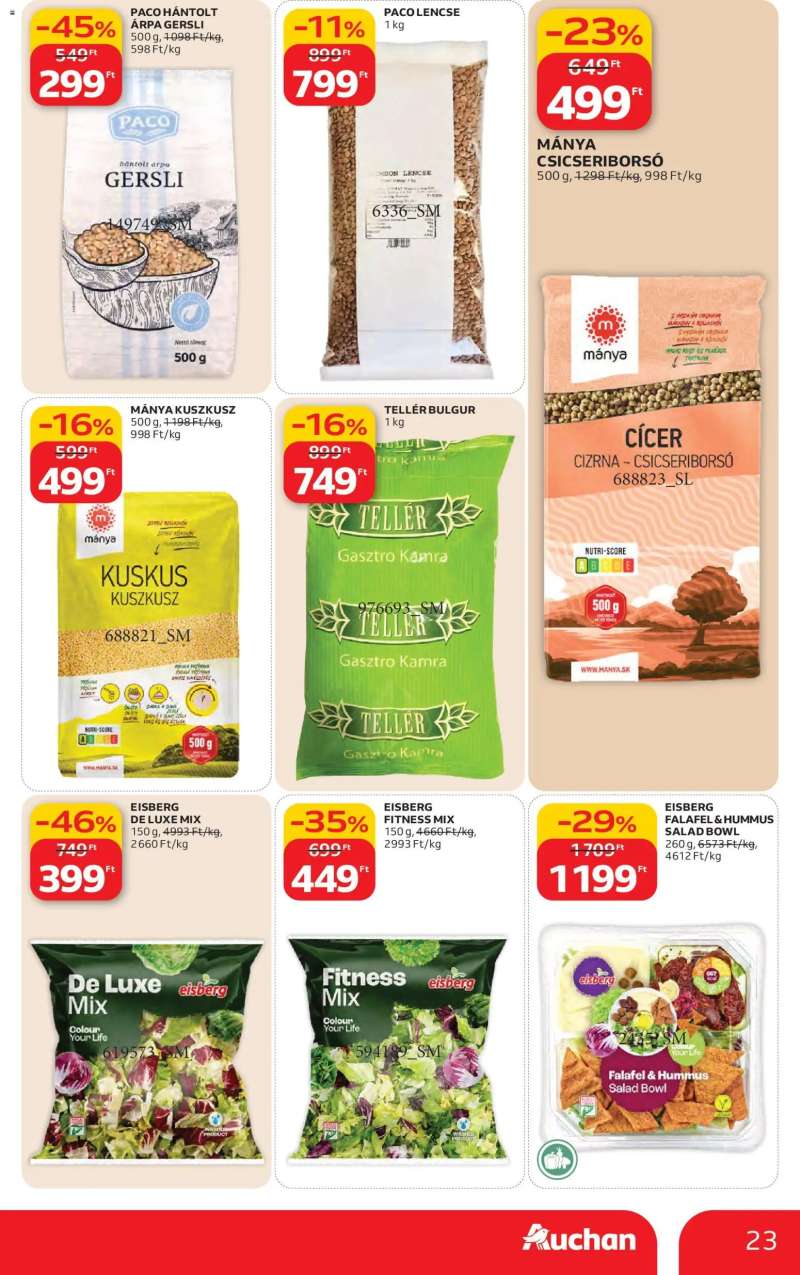 Auchan Akciós újság Auchan 23 oldal