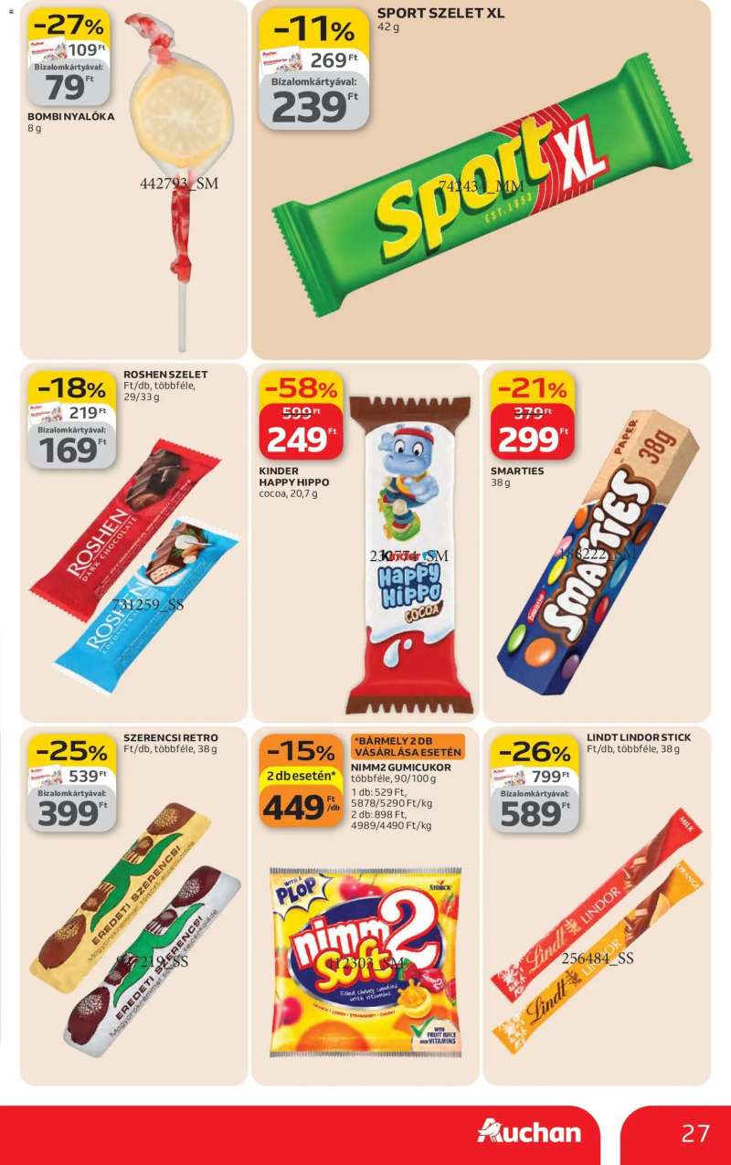 Auchan Akciós újság Auchan 27 oldal