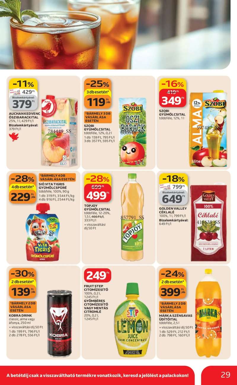 Auchan Akciós újság Auchan 29 oldal