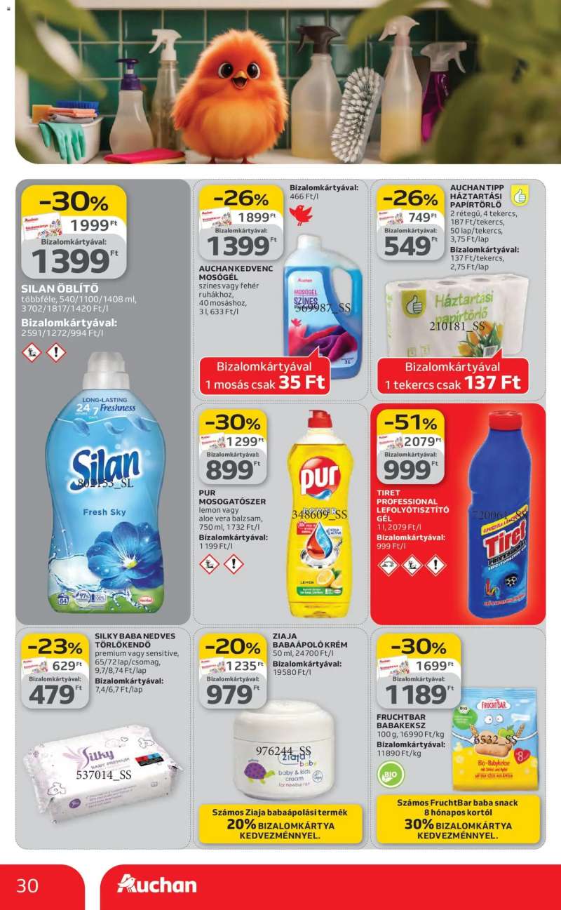 Auchan Akciós újság Auchan 30 oldal