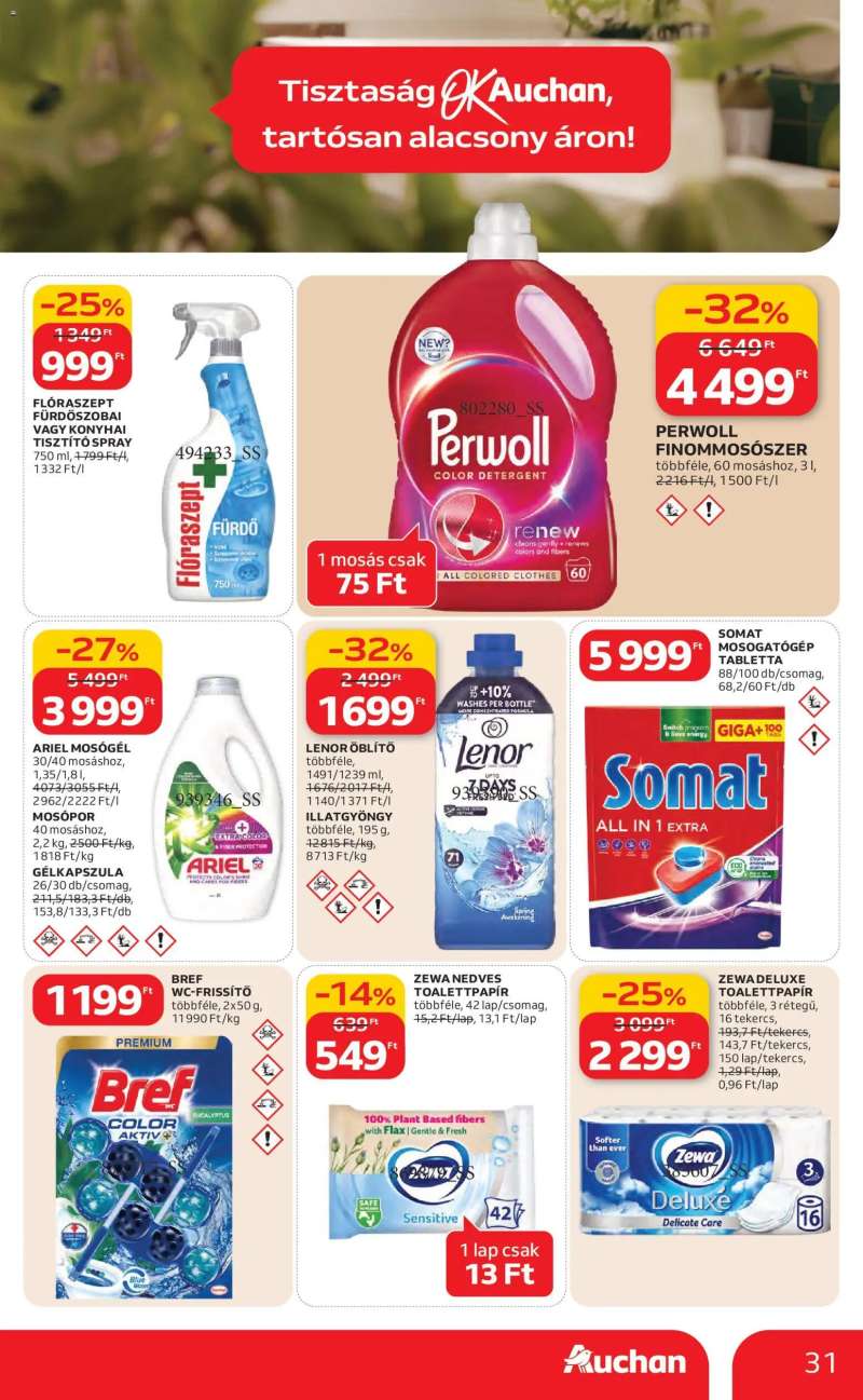 Auchan Akciós újság Auchan 31 oldal