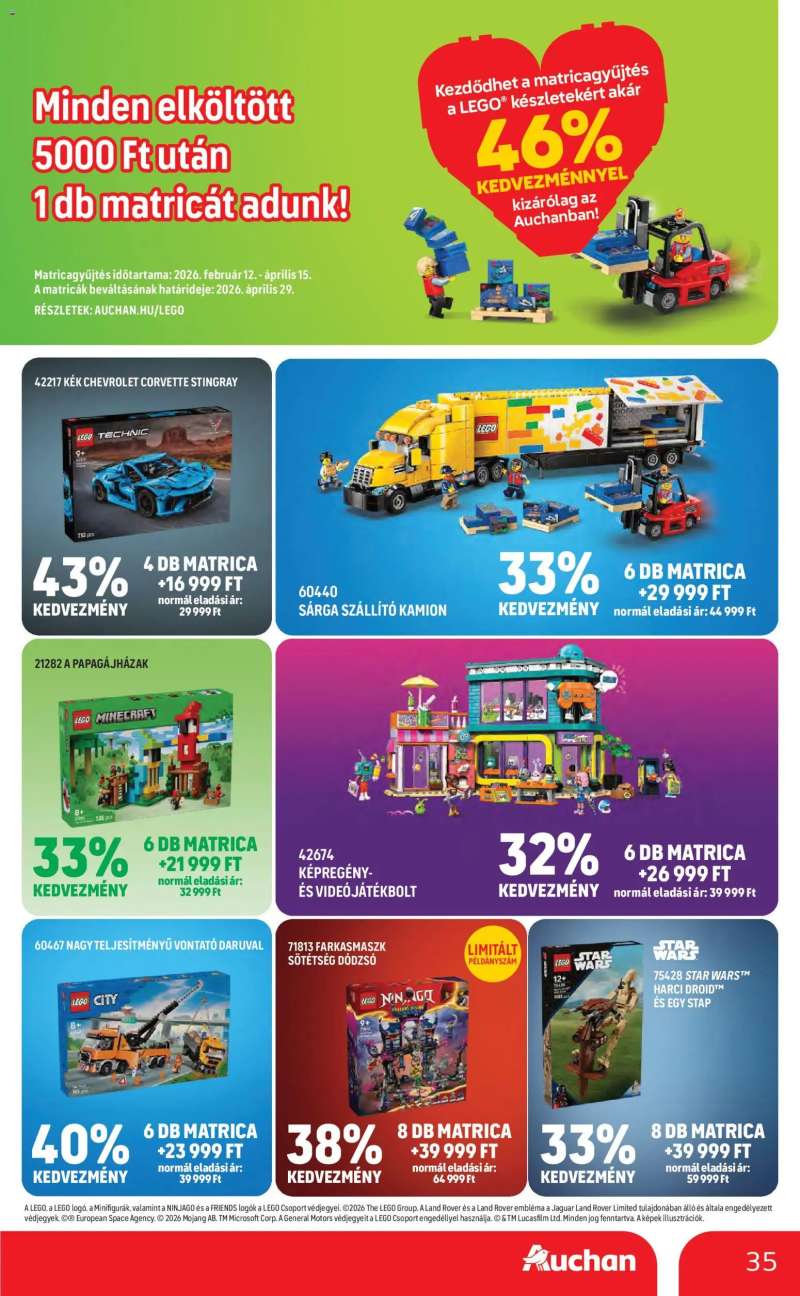 Auchan Akciós újság Auchan 35 oldal