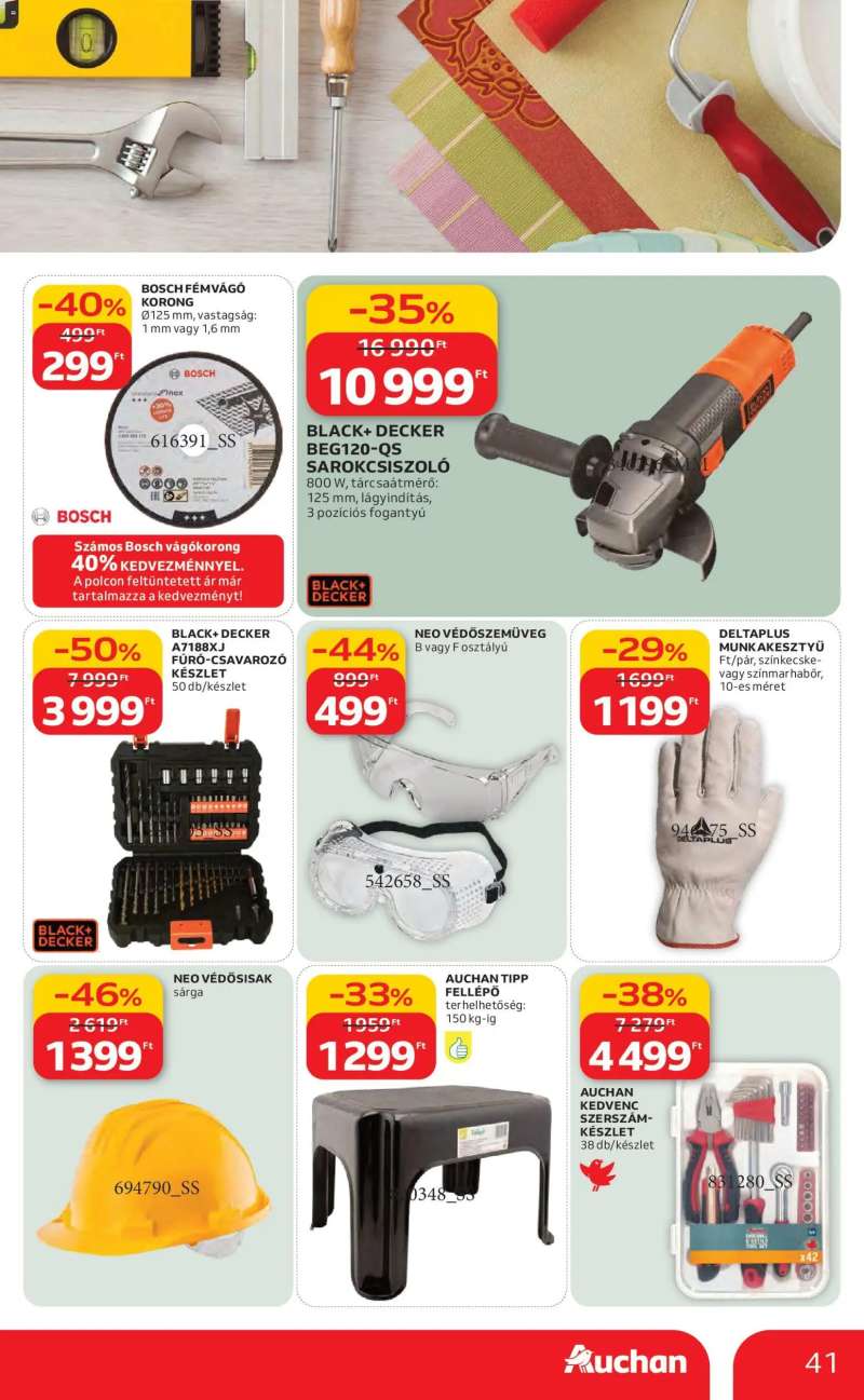 Auchan Akciós újság Auchan 41 oldal
