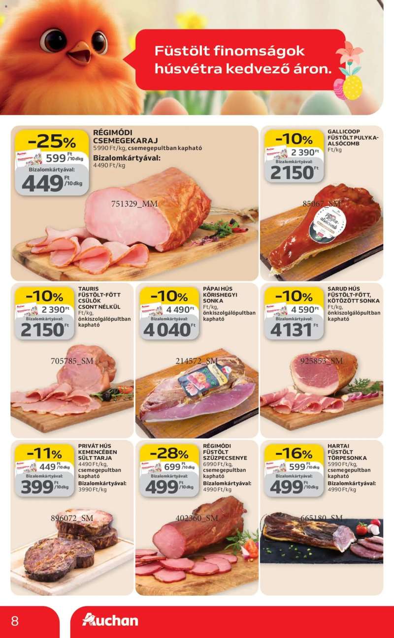 Auchan Akciós újság Auchan 8 oldal