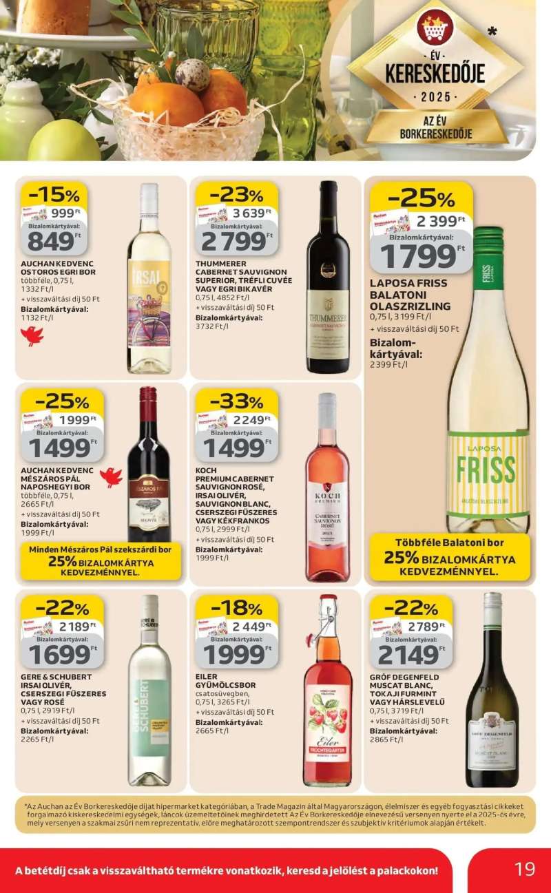 Auchan Auchan akciós újság Budapest 19 oldal