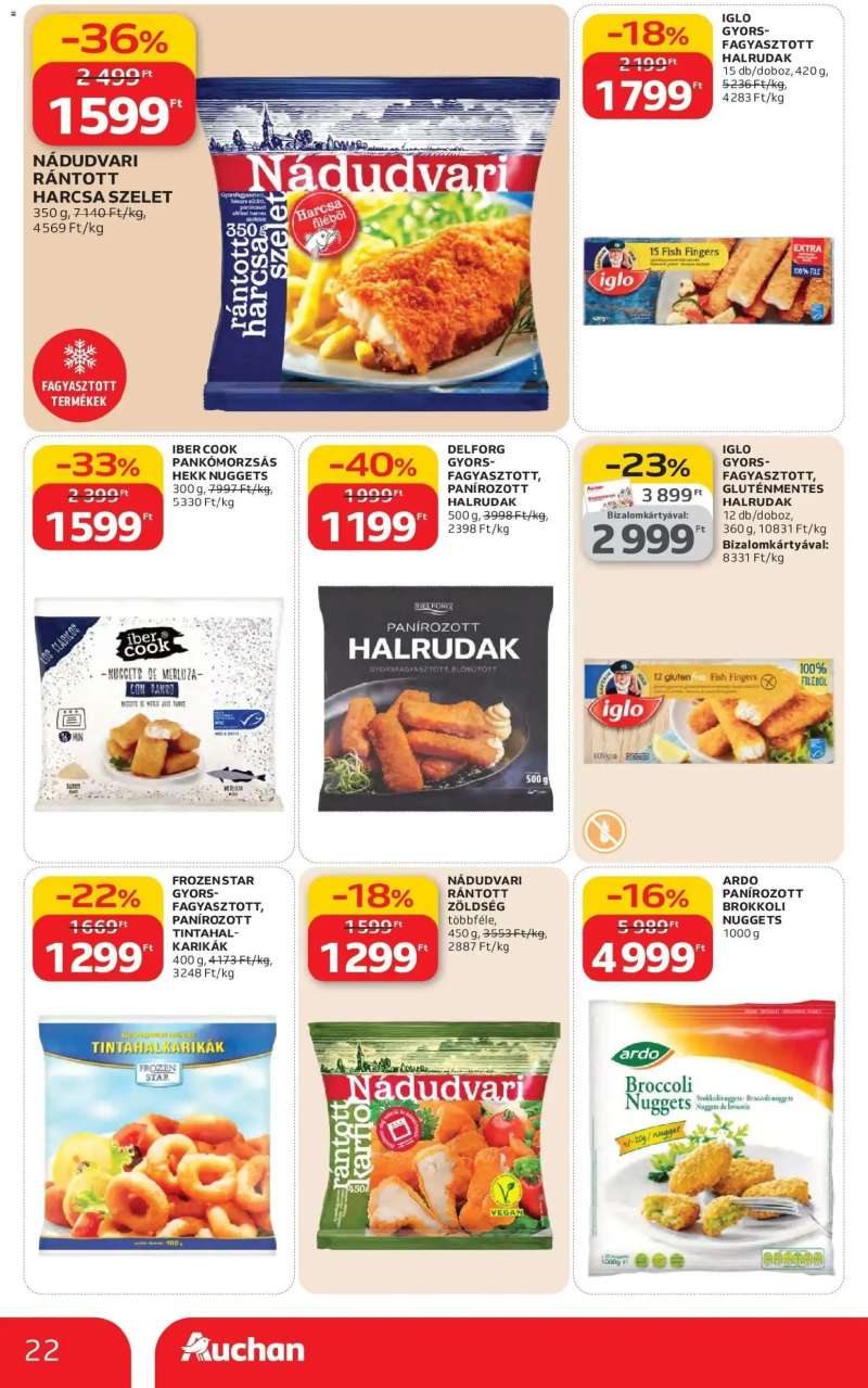 Auchan Auchan akciós újság Budapest 22 oldal
