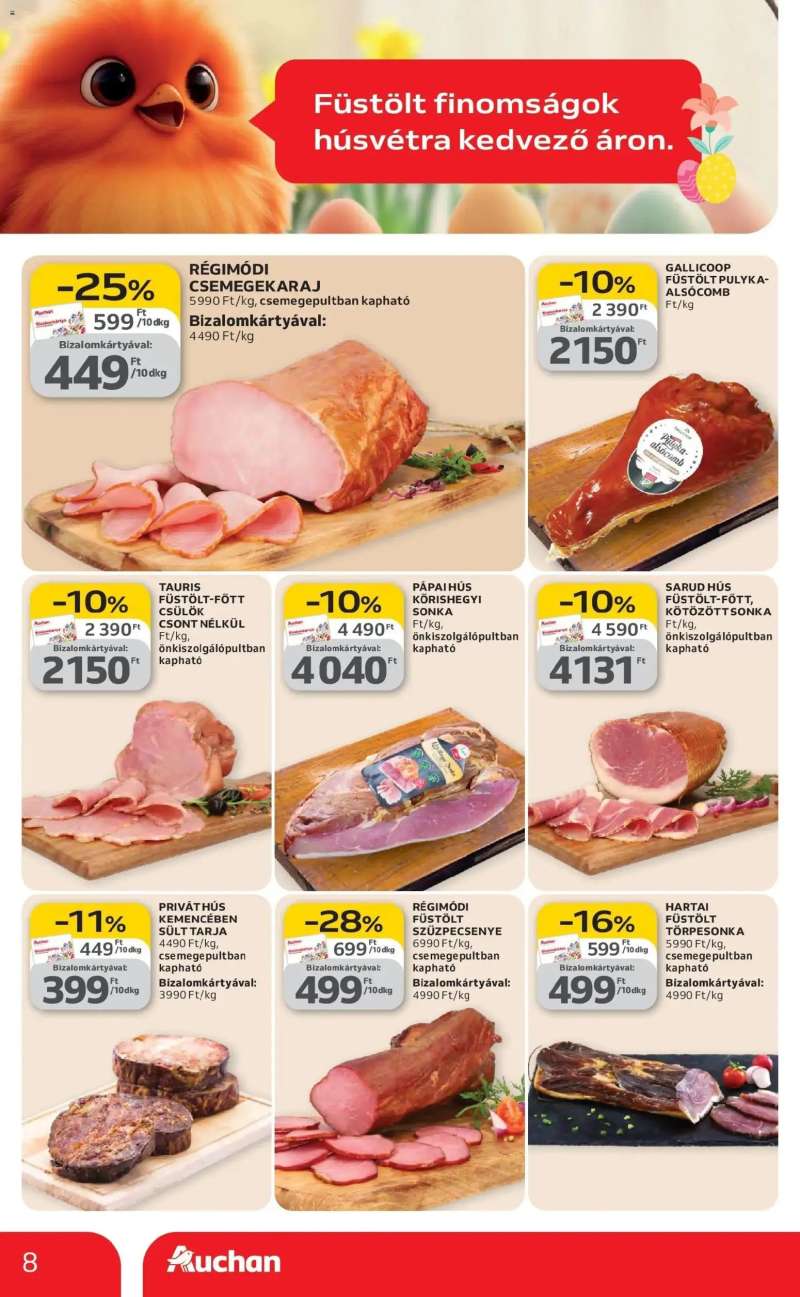 Auchan Auchan akciós újság Budapest 8 oldal