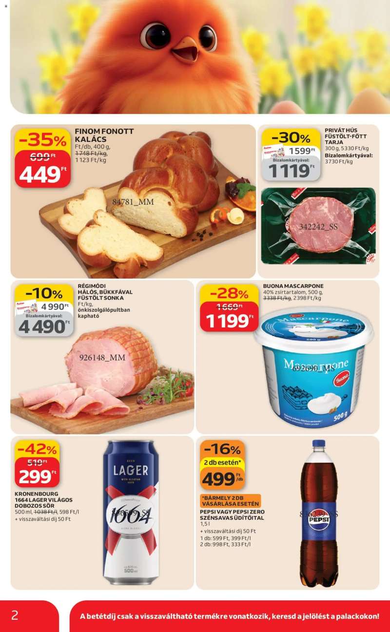 Auchan Szupermarket akciós újság 2 oldal