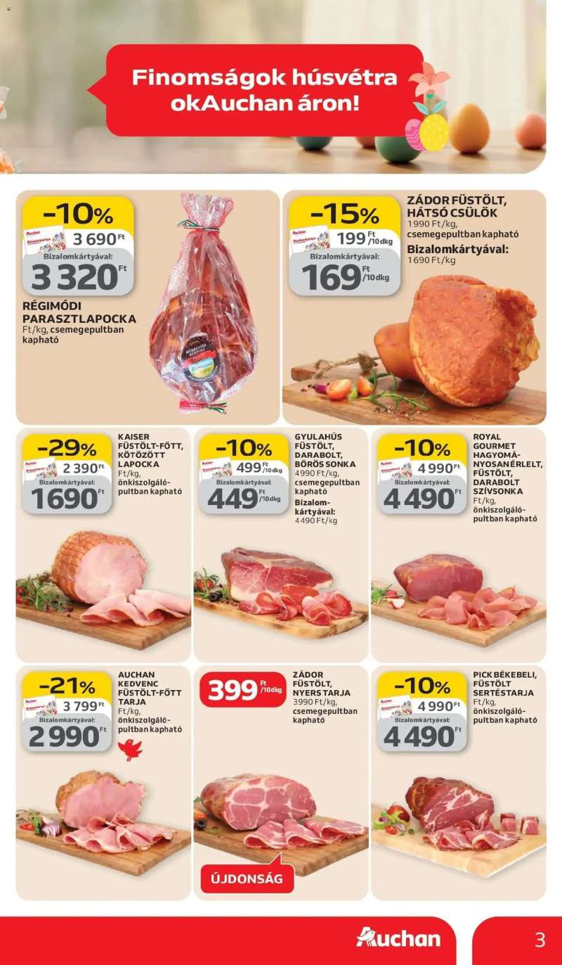 Auchan Auchan újság érvényessége 03.11.-ig 3 oldal
