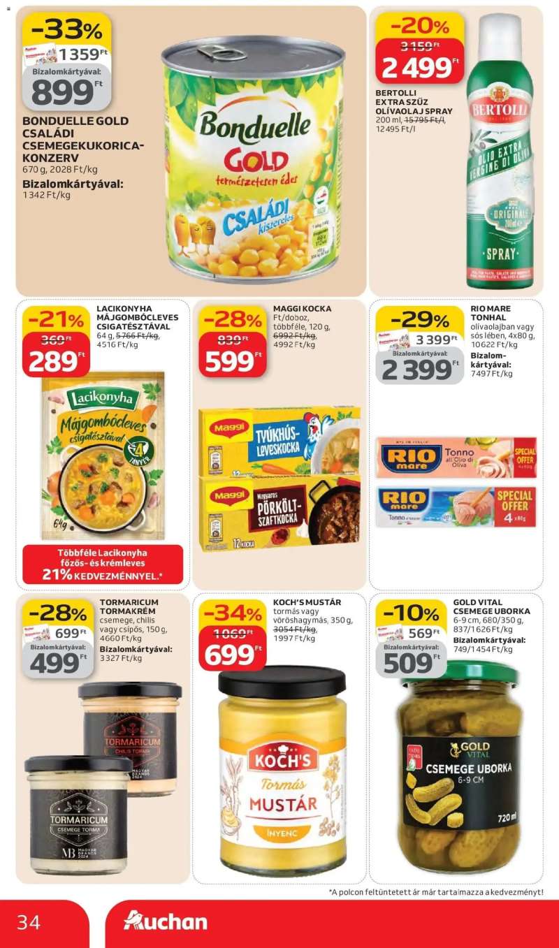 Auchan Auchan újság érvényessége 03.11.-ig 34 oldal