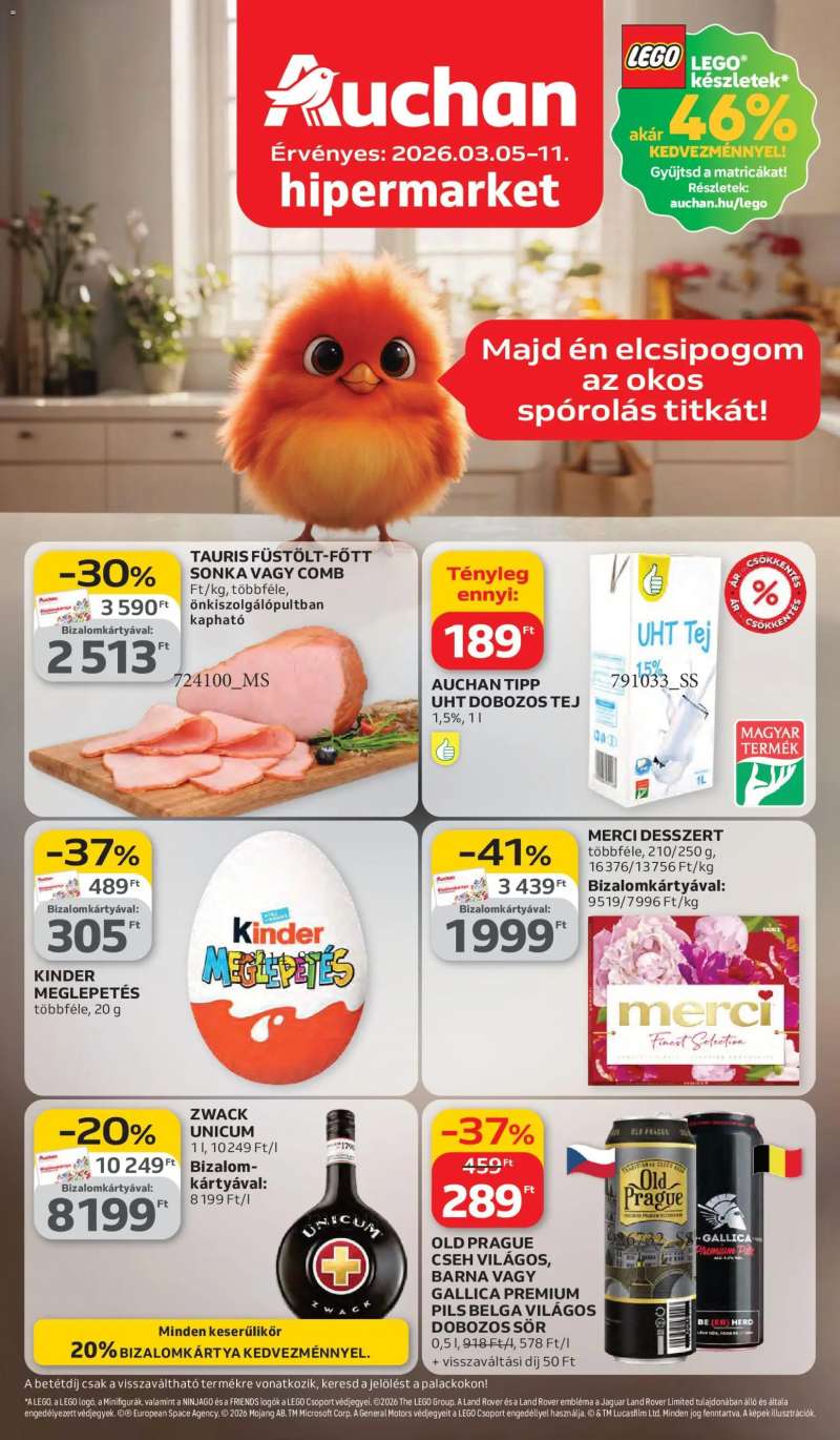 Auchan Auchan akciós újság 1 oldal