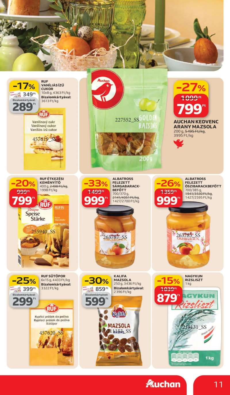 Auchan Auchan akciós újság 11 oldal