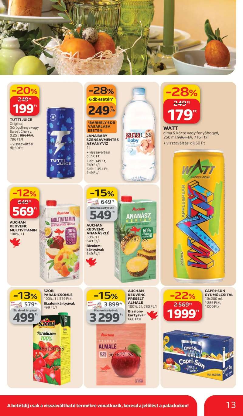 Auchan Auchan akciós újság 13 oldal