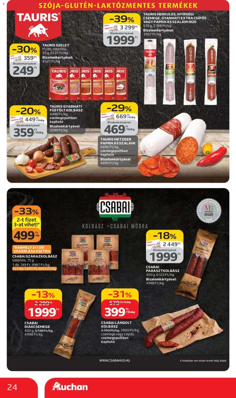 Auchan Auchan akciós újság 24 oldal