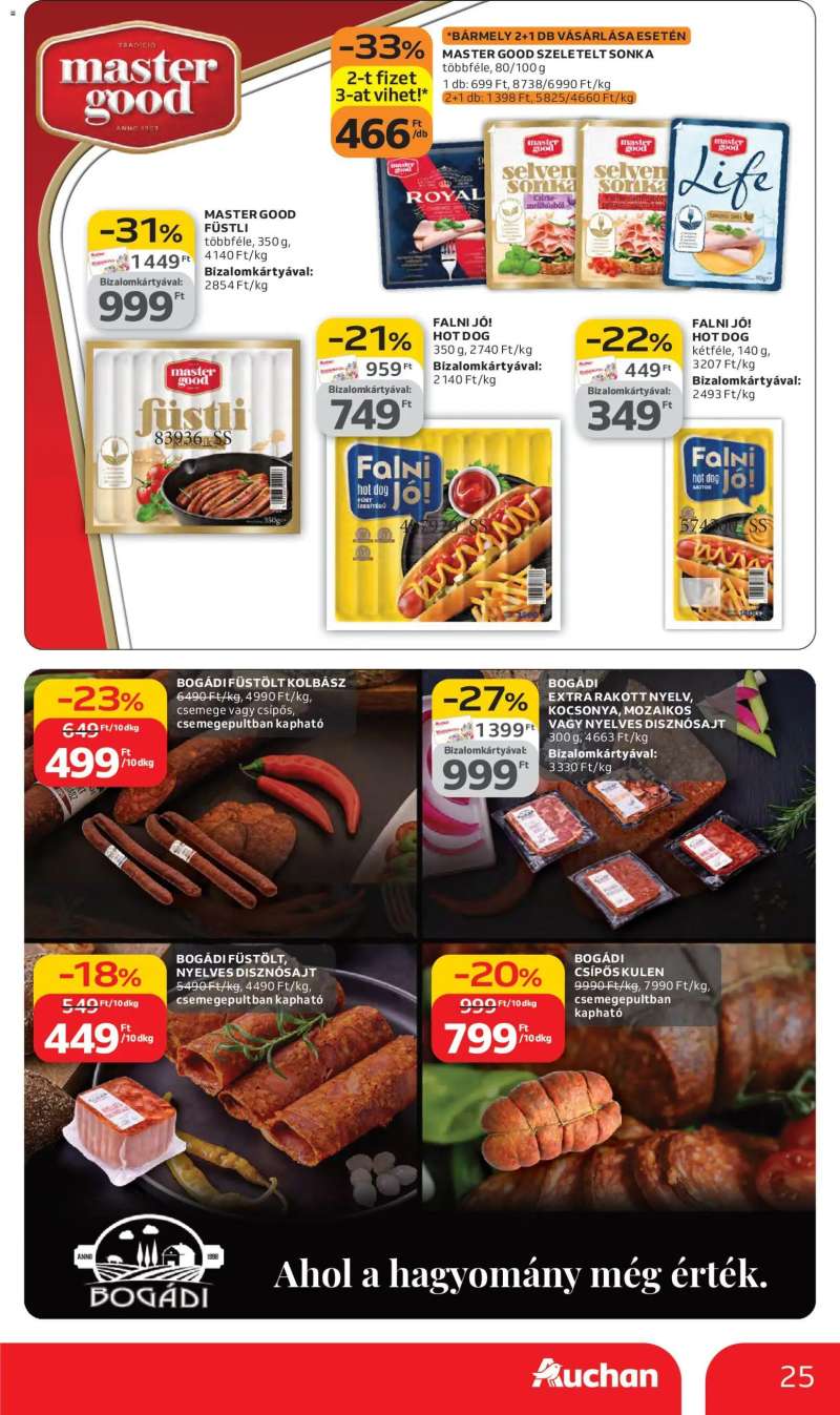 Auchan Auchan akciós újság 25 oldal