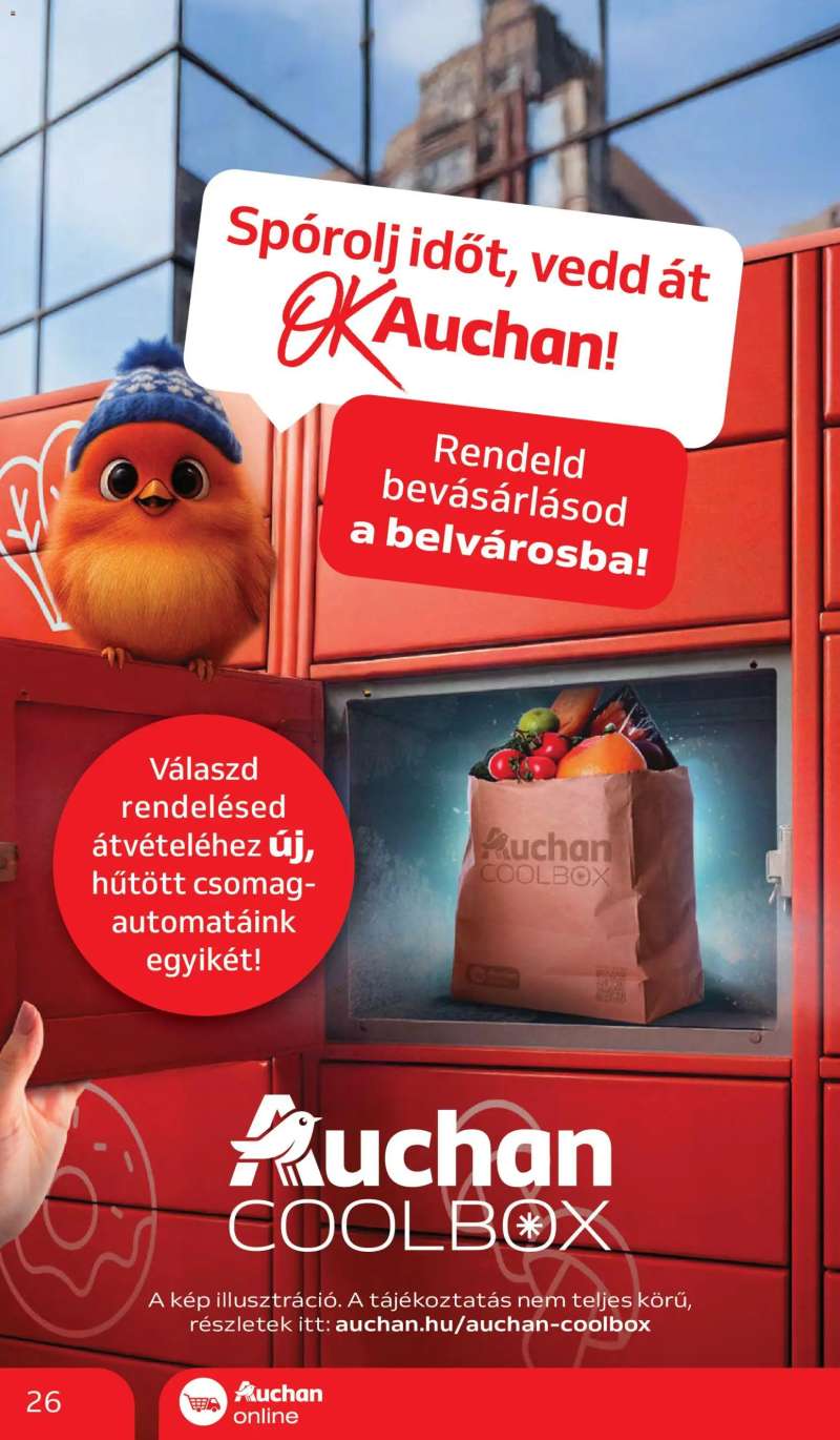 Auchan Auchan akciós újság 26 oldal