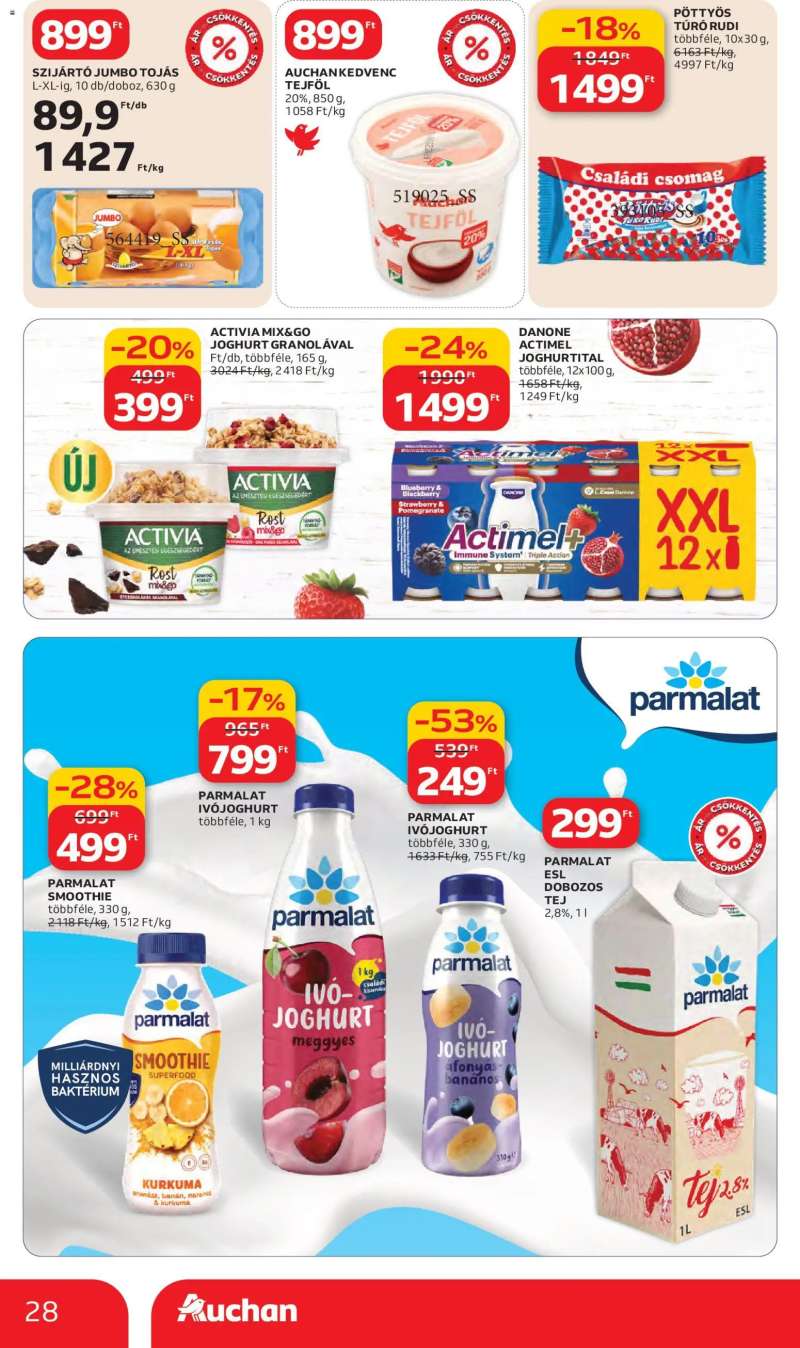 Auchan Auchan akciós újság 28 oldal