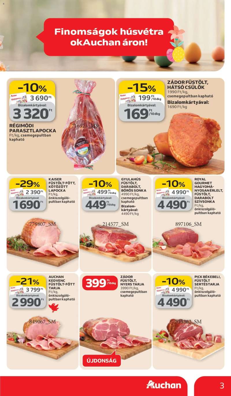 Auchan Auchan akciós újság 3 oldal