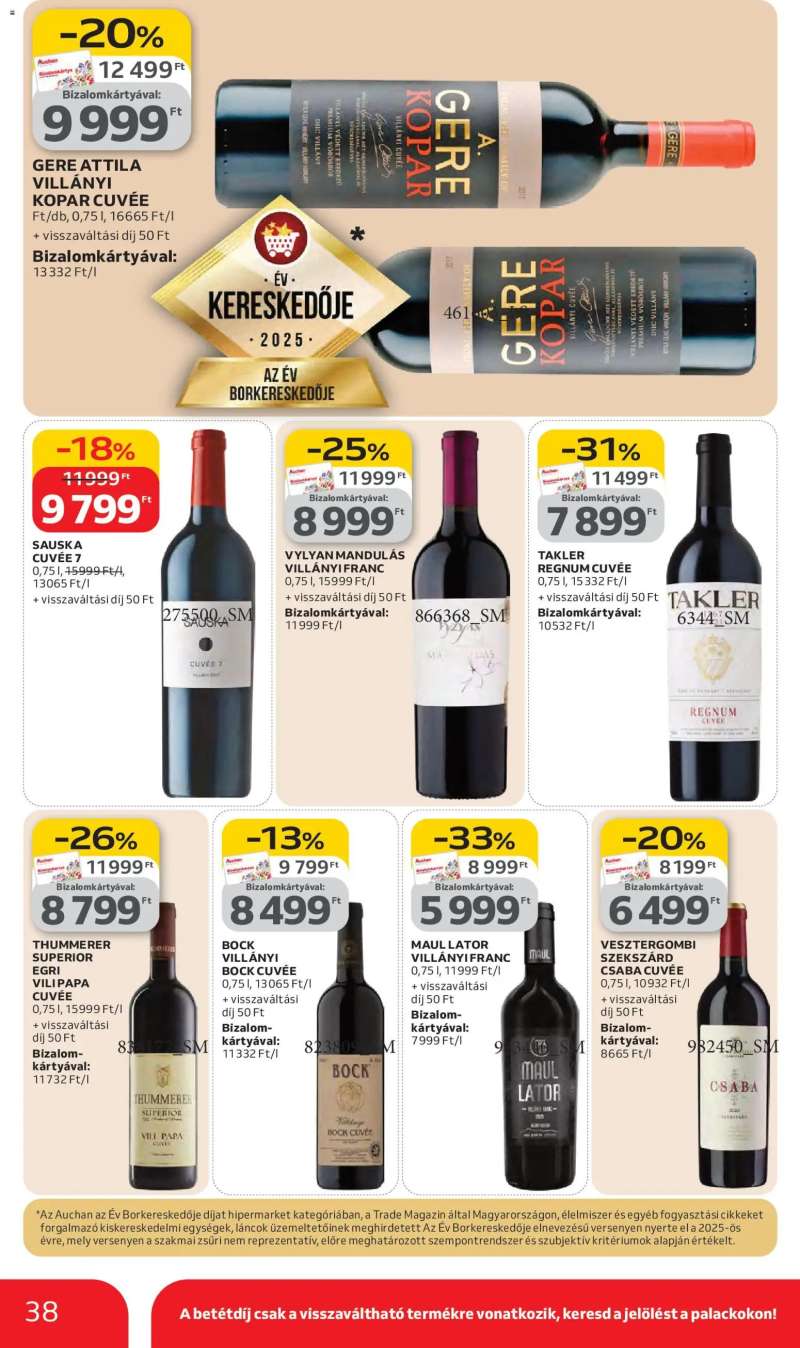 Auchan Auchan akciós újság 38 oldal