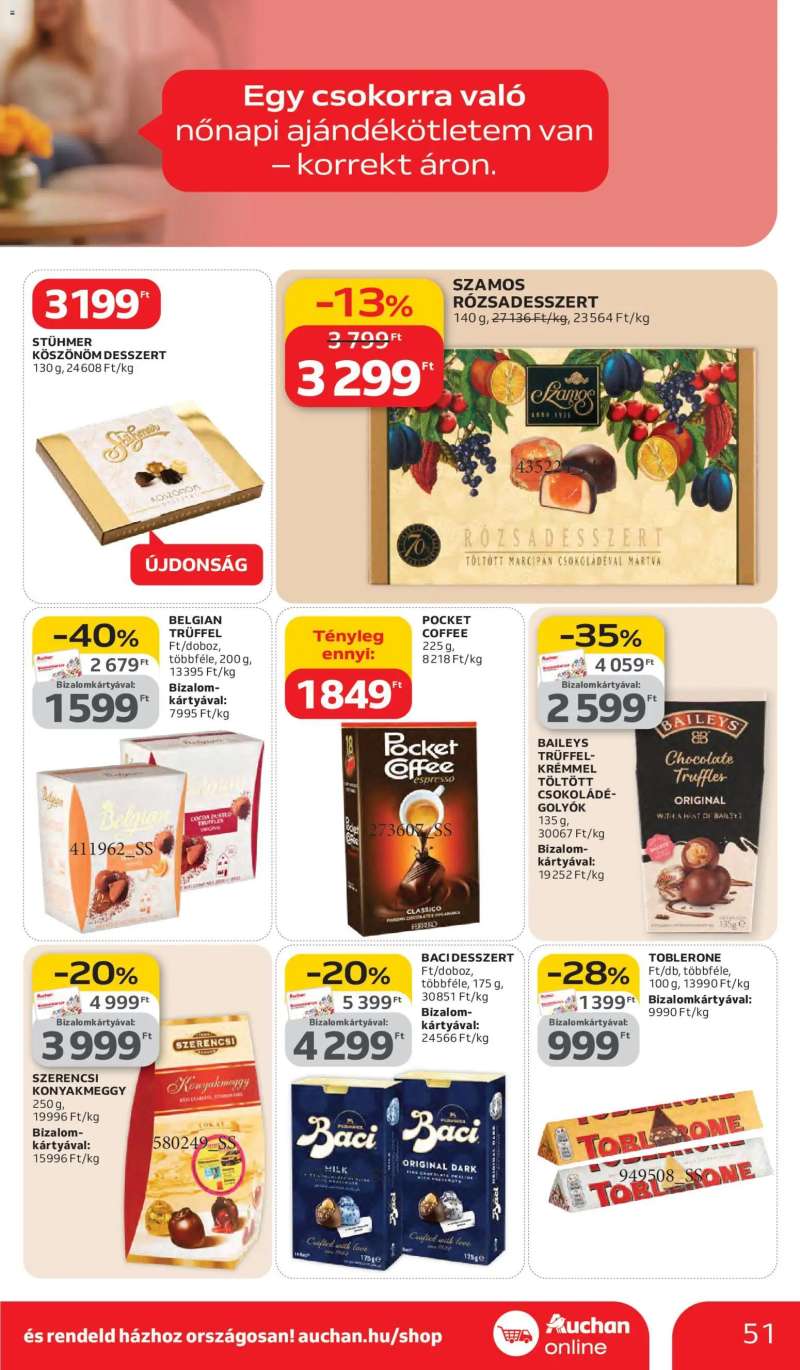 Auchan Auchan akciós újság 51 oldal