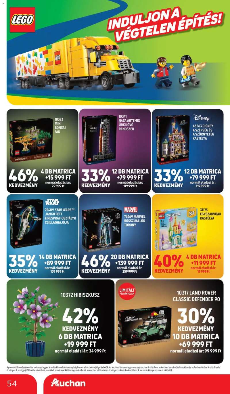 Auchan Auchan akciós újság 54 oldal