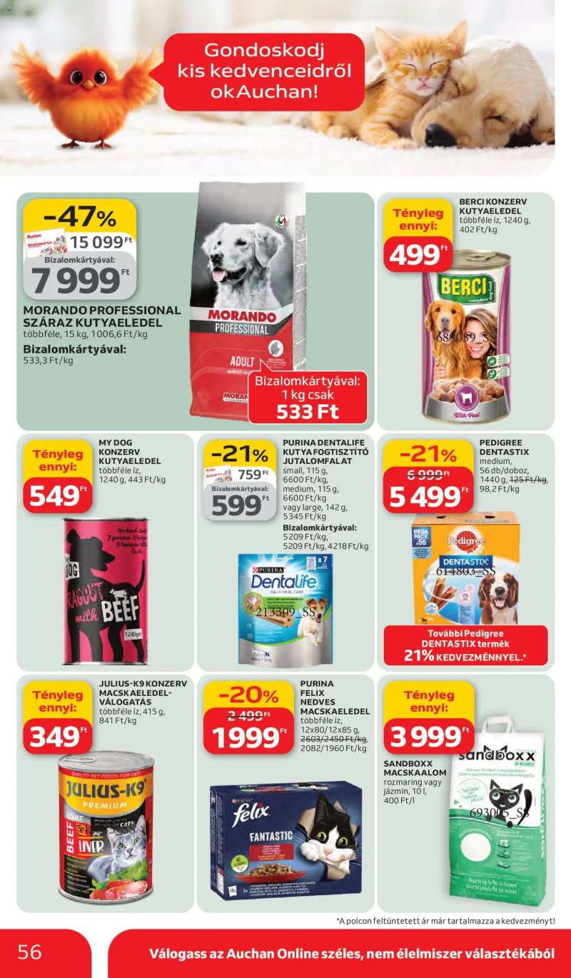 Auchan Auchan akciós újság 56 oldal